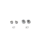 Moissanite Studs
