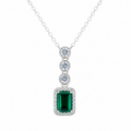 Vivian Emerald Necklace