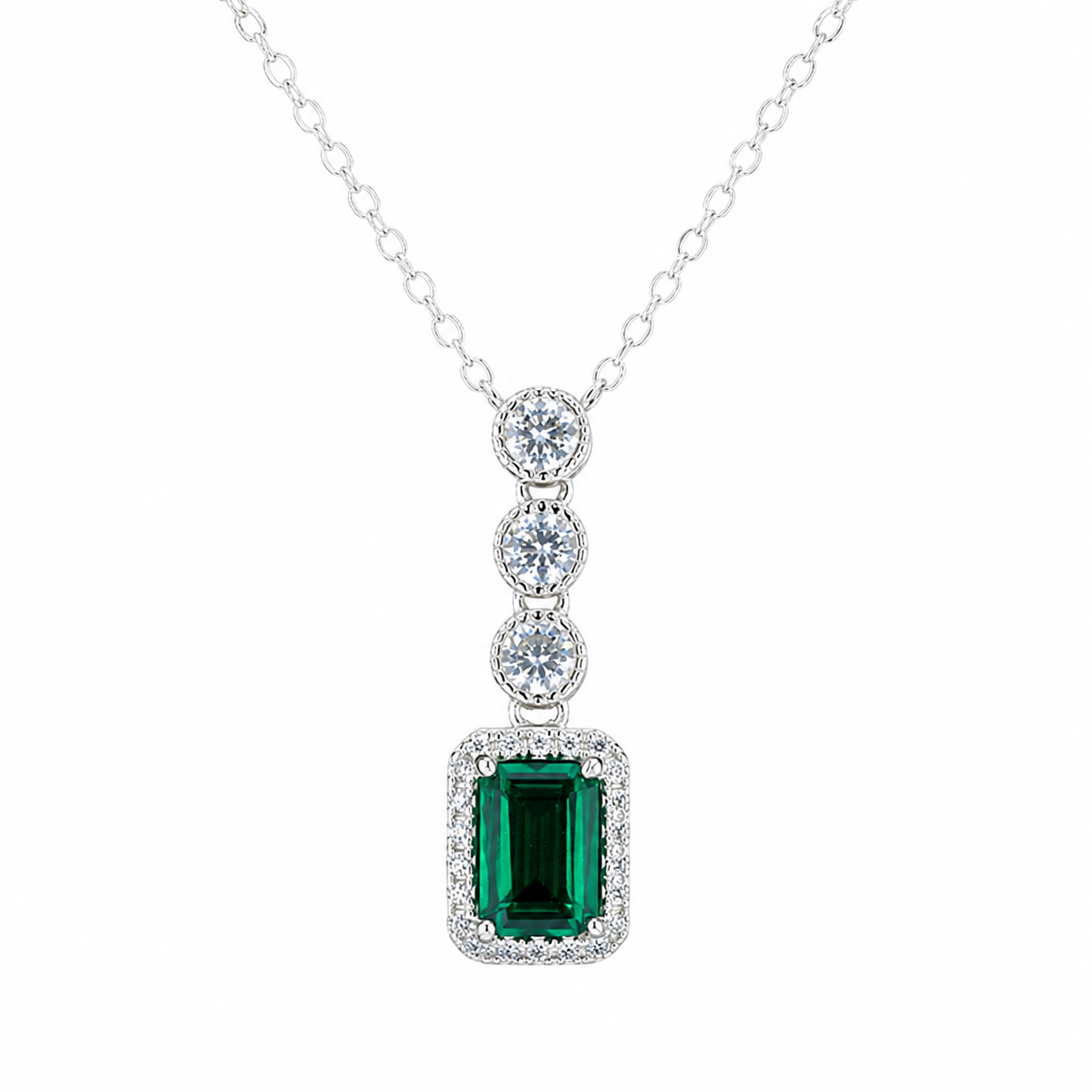 Vivian Emerald Necklace