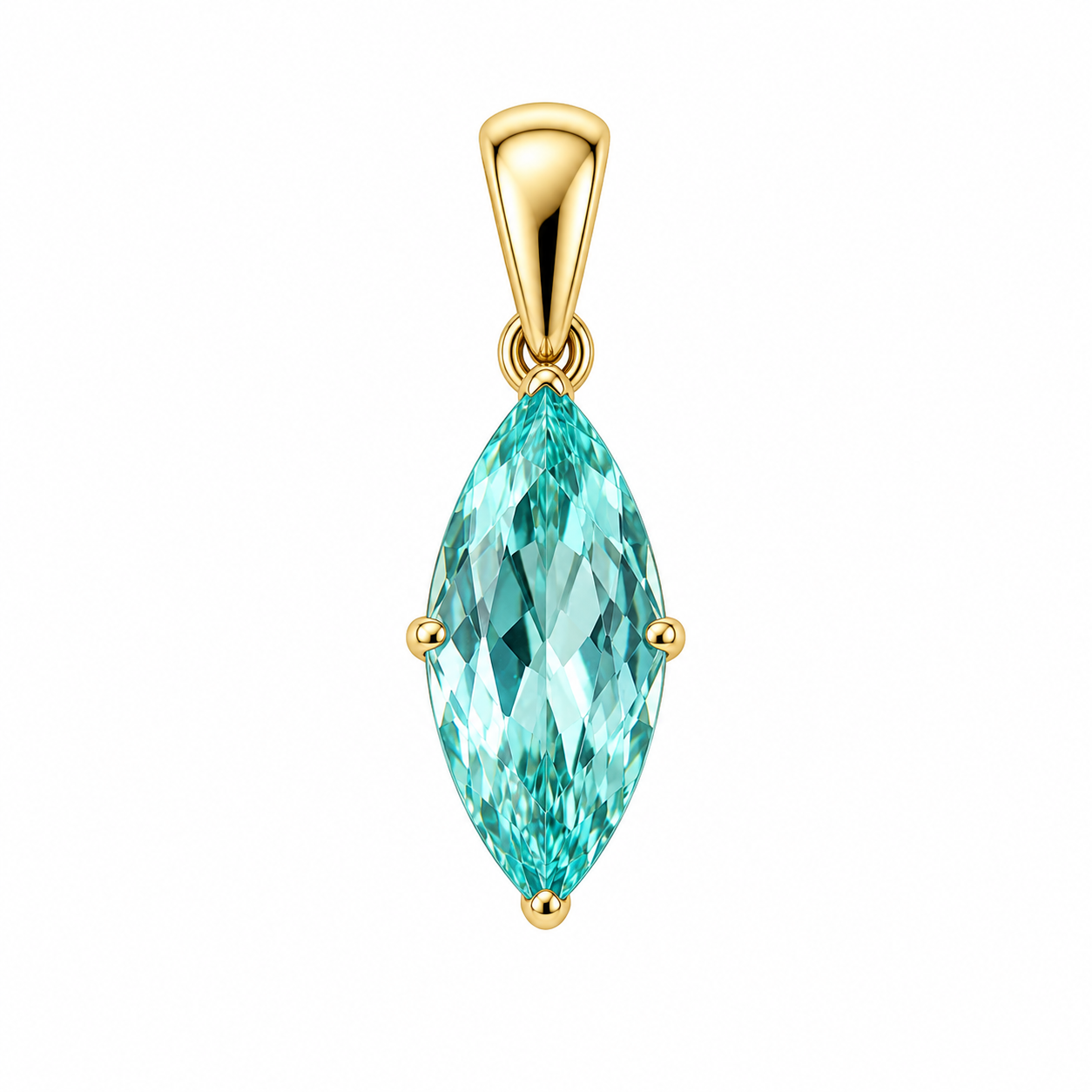 Delia Marquise Bezel Pendant