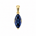 Delia Marquise Bezel Pendant