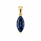 Delia Marquise Bezel Pendant
