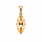 Delia Marquise Bezel Pendant